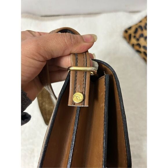 70s Satchel vintage shoulder animal print  bag - Picture 8 of 15